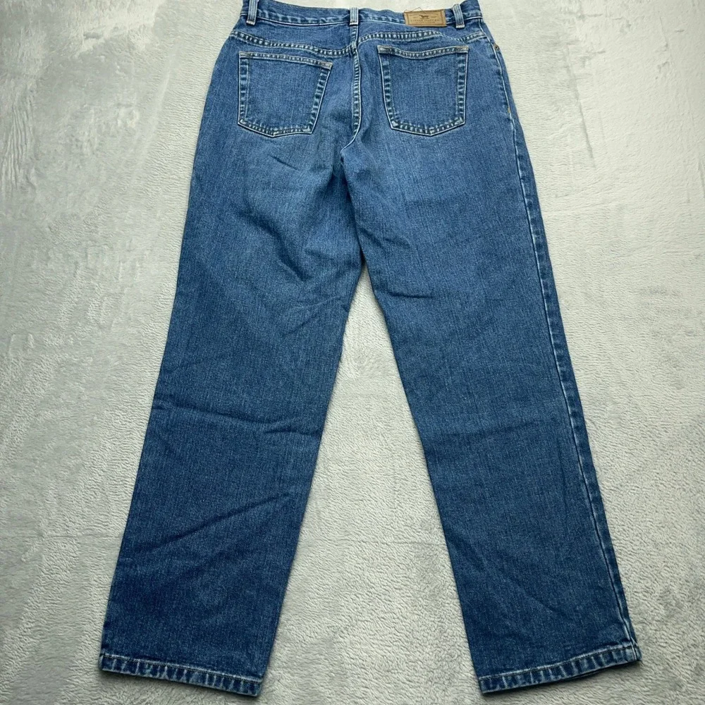 Lauren Ralph Lauren Straight Leg Jeans Womens Blue 8 Denim Cotton Streetwear - Picture 6 of 8
